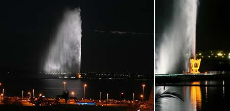 建在海上的噴泉